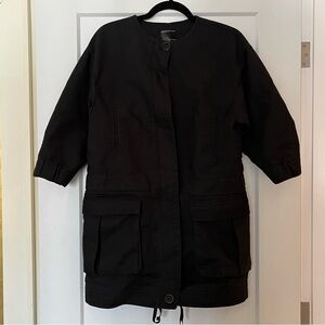 JNBY 💯 Cotton Canvas Utility Streetwear  Minimalist Layering Coat